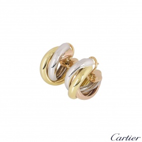 Cartier Tri-Colour Gold Trinity Earrings B80083231